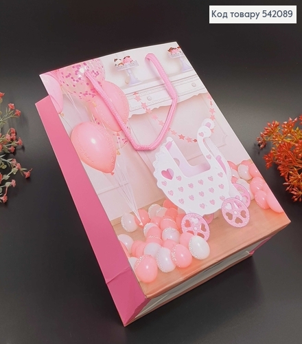 Пакет бумажный "Для Девочки", 18х24х8см 542089 фото 1