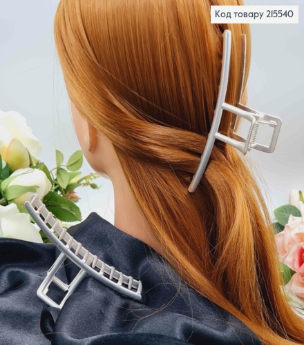 Краб металл 11,5см ТОНЕНЬКИЙ, СЕРЕБРЯНЫЙ цвет 215540 фото 1