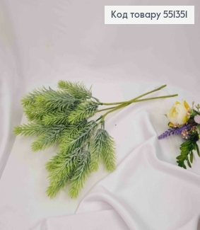 Искусственное приложение Хвойное Мягкое для декора, высота 38см, 1 веточка 551351 фото