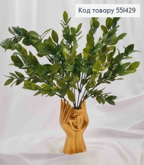 Искусственная композиция Декоративная Зелень, ЗЕЛЕНОГО цвета, 7 веточек, высота 35см 551429 фото