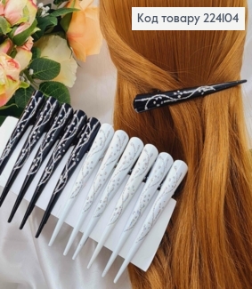 Заколка стрела металл, 12шт/уп, с блестками, цвета в ассорт. 12см 224104 фото