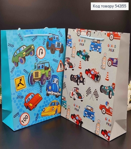 Пакет бумажный "СпецТехника" 26*32*10см в ассорт. 542155 фото 1