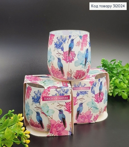Аромасвечи стакан BISPOL Прикосновение природы 100 г / 20 часов, 71s-49 312024 фото 1
