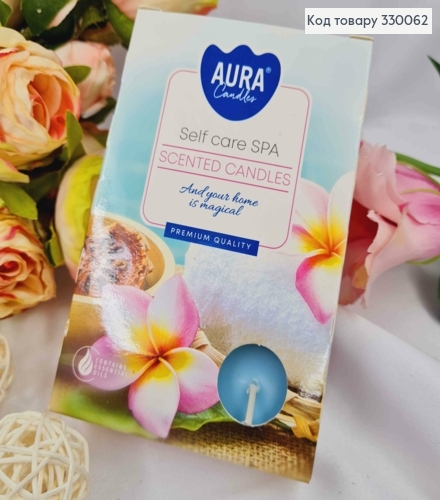 Арома свеча таблетка BISPOL "Self care SPA" 6 шт/4 часов, 15-363 330062 фото 1