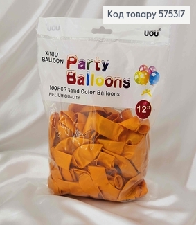 Воздушные шары латексные, РУДИ, 12'' UOU, 100шт/уп 575317 фото