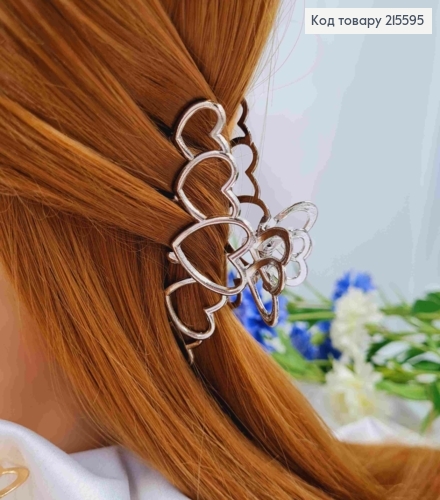 Краб металл "Горячее Сердце", 7,5см, цвета в ассортименте 215595 фото 2