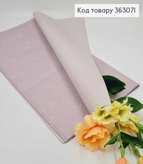 Пленка двухсторонняя ПУДРА+РИСУНОК/ОДНОТОН, в листах 58*58см, 60мкр 363071 фото