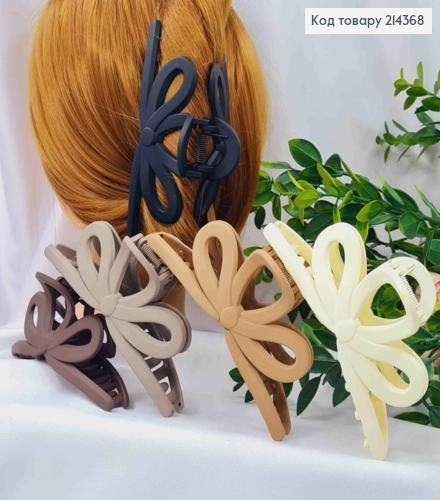 Краб пластик "Петелька-Бант", 13см, цвета в ассортименте. 214368 фото 1