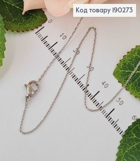 Цепочка родованная, якорное плетение, 45 см, Xuping 18 190273 фото