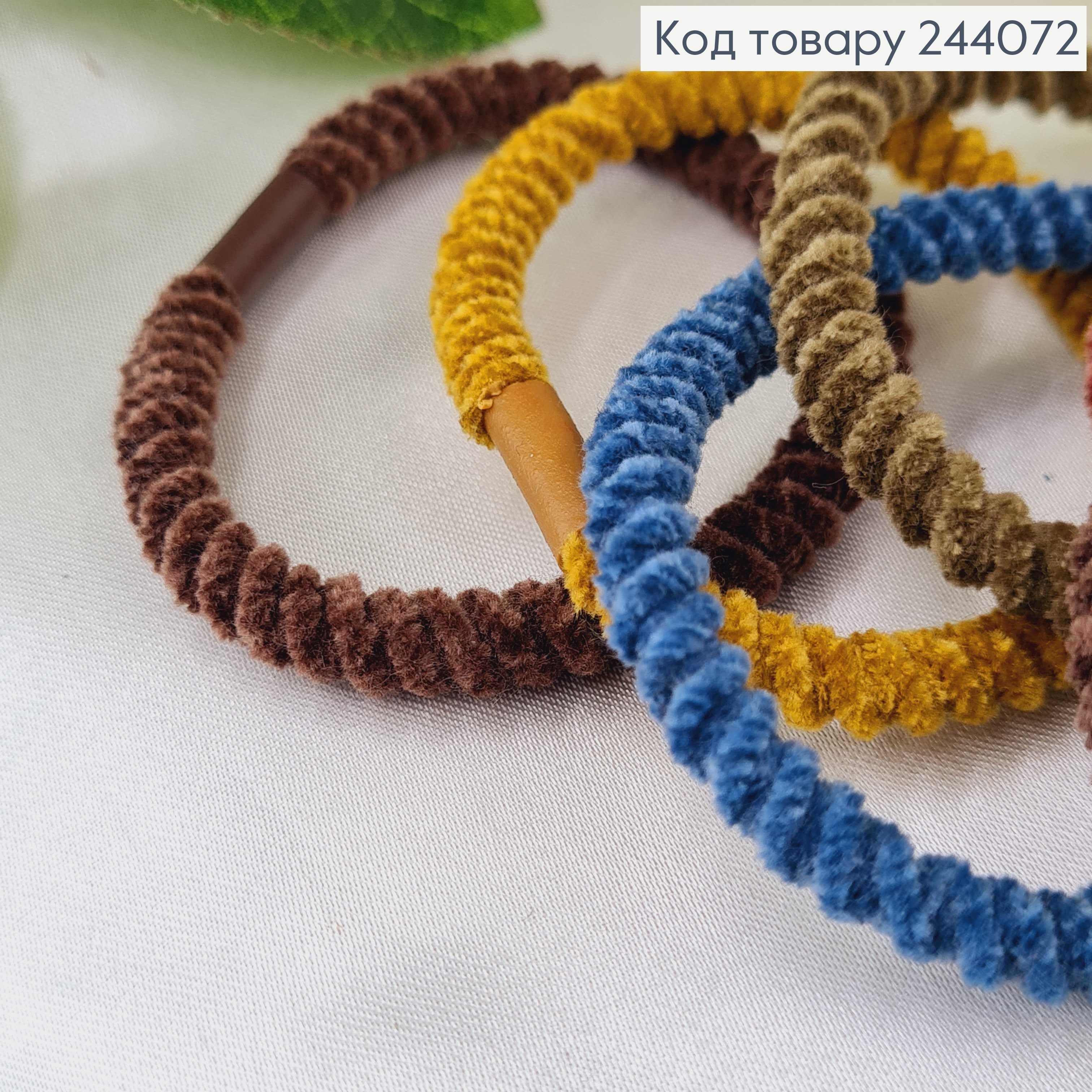 Резинка шнурок кручений в ас. 10 шт/уп. 244072 фото 2