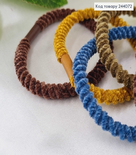 Резинка шнурок кручений в ас. 10 шт/уп. 244072 фото 2