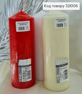 Свічка циліндр BISPOL 80/200 90 годин 321006 фото