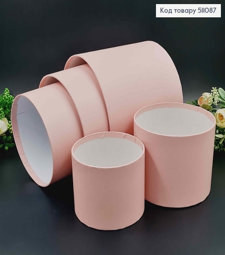 Набор Коробок 5шт, Без крышки, ПУДРА, 17,5*20,5см, 16*18,5см, 14*16,5, 12*14,5, 11*12,5см. 511087 фото 1