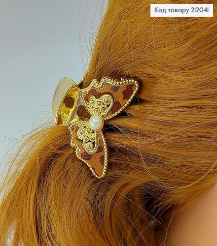 Краб пластик металлик золотой 5,5 см 212041 фото 1