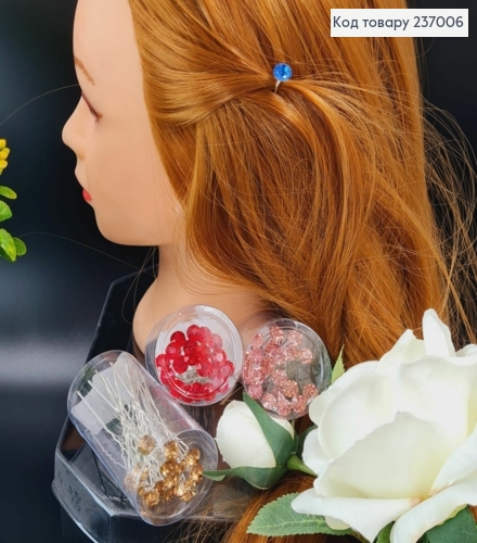 Шпилька - ухват  с большим камнем в асс. 237006 фото 1