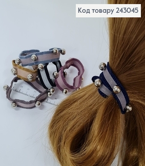 Резинка з бусинками  в асорт.10 шт / уп ціна за уп. 243045 фото