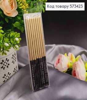 Свечи для торта, Шампань металлик+Черное с надписью, 14,5см, 8шт./уп 573423 фото