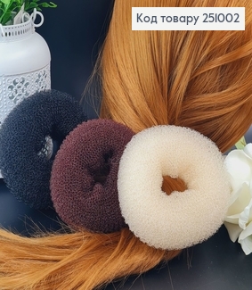 Мочалка бублик №2 для гульки 10 см в ассорт. 255002 фото