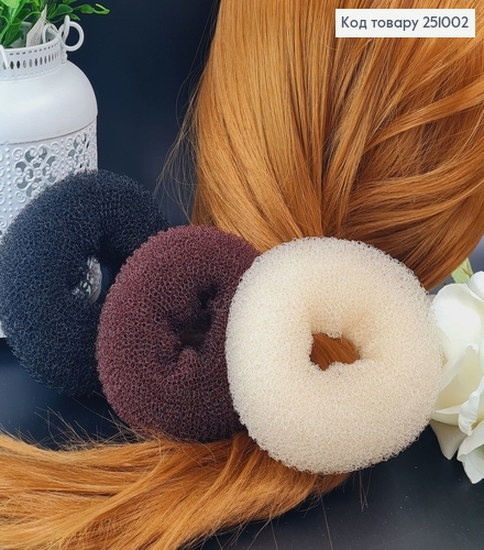 Мочалка бублик №2 для гульки 10 см в асорт. 255002 фото 1