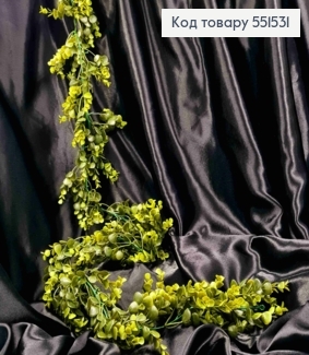 Искусственная декоративная зелень Самшит, СВЕТ-ЗЕЛЕНОГО цвета, длина 176см 551531 фото
