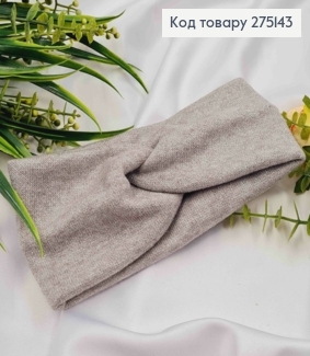 Повязка чалма с Люрексом, СЕРЕБРЯСТОГО цвета, 21*10см, ручная работа, Украина. 275143 фото