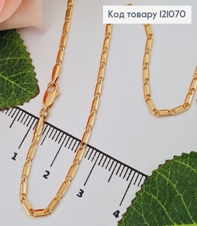 Цепочка пластинки 3мм, длина 50см, Xuping 18К. 121070 фото