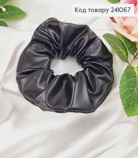 Резинка ЕКОшкіра 11см, ЧОРНА, ручна робота, Україна 241067 фото