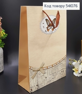 Пакет бумажный большой Бабочка, 31х40х12см в ассорт. 541076 фото