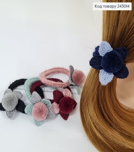 Резинка с балабонами цветочек в асс. 243014 фото 1