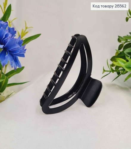 Краб металл Черного цвета, дуга, 9см 215562 фото 1