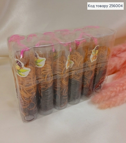 Резинка силиконовая Тропиканка коричневая 12уп 256004 фото 1