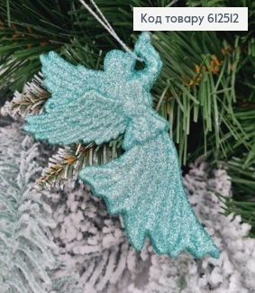 Новорічна фігура Блиск Янгол з дудкою М'ЯТА, 10*7см, Україна 612512 фото