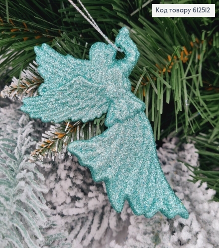 Новогодняя фигура Блеск Ангел с дудкой МЯТА, 10*7см, Украина 612512 фото 1