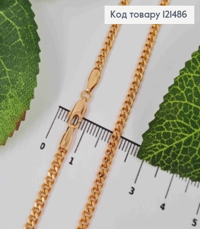 Цепочка панцирное плетение, ширина 3мм, длина 50см, Xuping 18К. 121486 фото