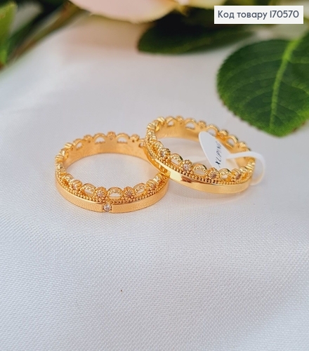 Кольцо Нежность с камнями, Xuping 18К 170570 фото 1