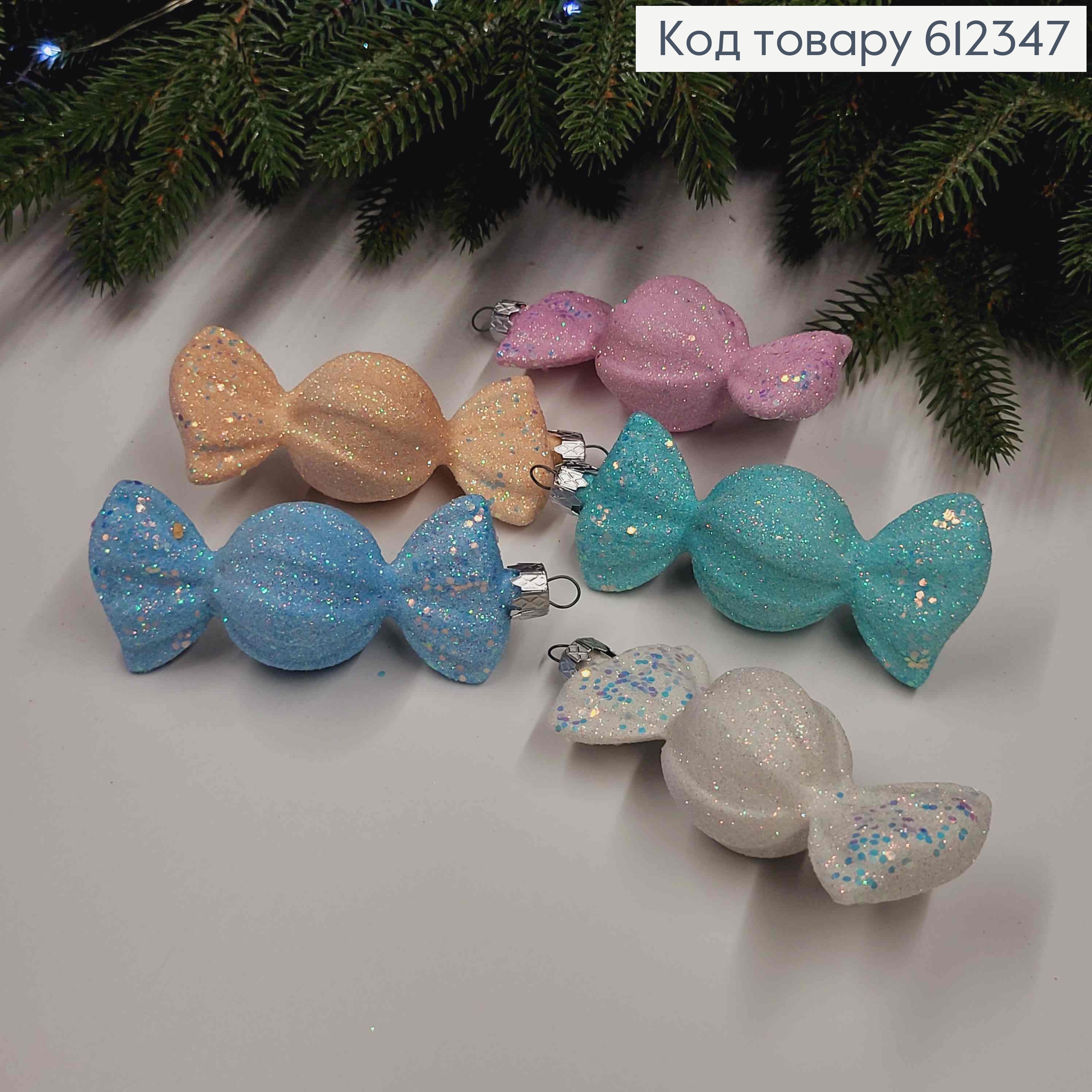 Новогодняя фигура ЦУКЕРКА , в ассортименте, размер 11*5см, Украина 612347 фото 2