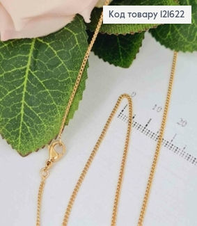 Цепочка Панцирное плетение, ширина 1мм, длина 60см, Xuping 18K 121622 фото