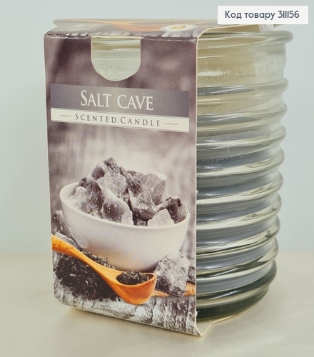 Аромосвічка стакан BISPOL  Соляні печери 130 г/28 годин, 80-1-313 311156 фото 1