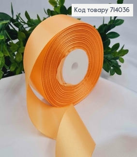 Лента атласная ГОРЧИЧНАЯ (цвет 157), ширина 4см, длина 36 ярдов (33м) 714036 фото