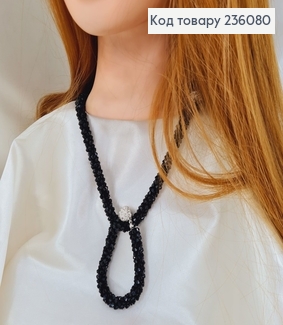 Набор Колье и браслет из стиклярусу Чорный 236080 фото