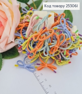 Резинка детская 3см Узелок 80шт/уп. в асорт. 253061 фото