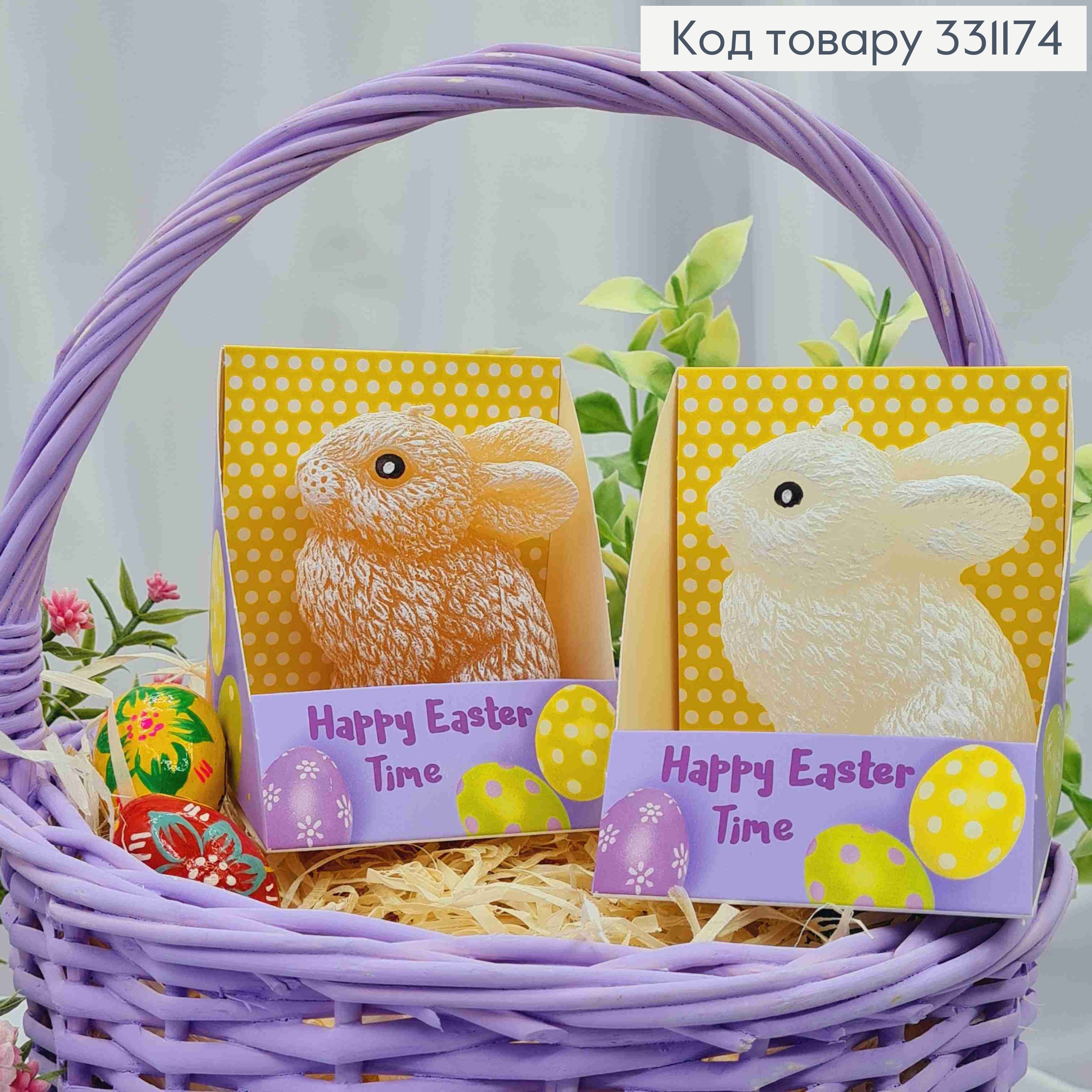 Свеча декоративная "Зайка", цвета в ассортименте, 80гр/4часа, Bartek candles 331174 фото 3