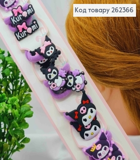 Набор резинок (20шт) КУРОМЫЕ, Яркие цвета, резинка 3см, куром 3*3см 262366 фото