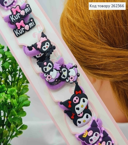 Набор резинок (20шт) КУРОМЫЕ, Яркие цвета, резинка 3см, куром 3*3см 262366 фото 1