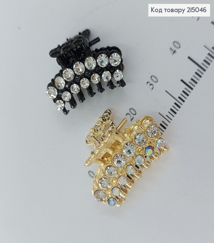 Краб металл с камнями 2 см в ассорт. 215046 фото 2