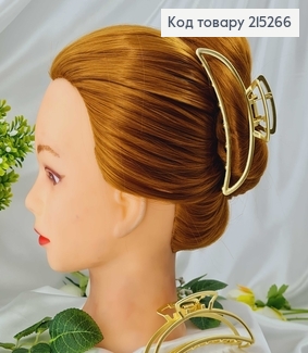 Краб металл 11,5см, дуга, лимонного цвета 215266 фото