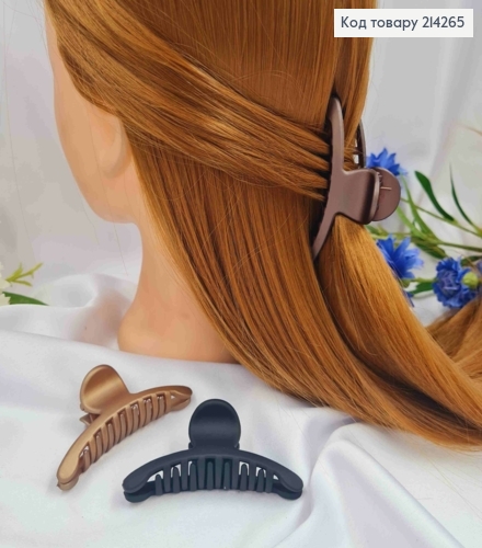 Краб пластик (крепкий), матовый, Дуга, 7,5см, Пастельных цветов в ассортименте. 214265 фото 1