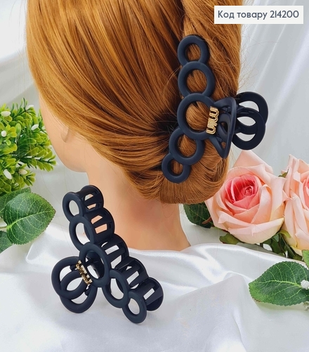 Краб каучук, матовый Черный, "Ауди" с золотой пластинкой, 10см 214200 фото 1