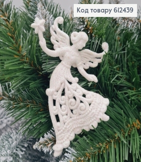 Новорічна фігура Блиск Фея із зіркою БІЛА, 12,5*9см, Україна 612439 фото