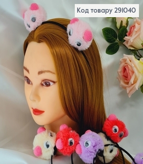 Обруч металл Ушки Пушки в асс. 291040 фото